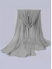 Chiffon Solid Color Fashion Scarf